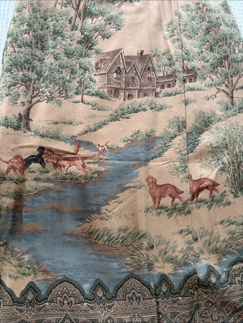 NWT Vintage Ralph Lauren
Balmoral Dog Hunt Cabin Sz 4
Wool Blend Wrap Skirt New - Picture 3 of 9
